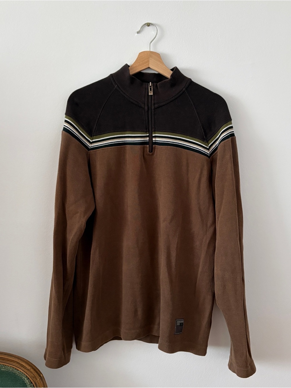 Vintage Point-Zero Half-Zip Sweater